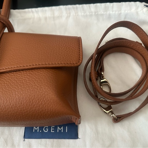 M. Gemi Tan Leather Wristlet/crossbody - Picture 4 of 10